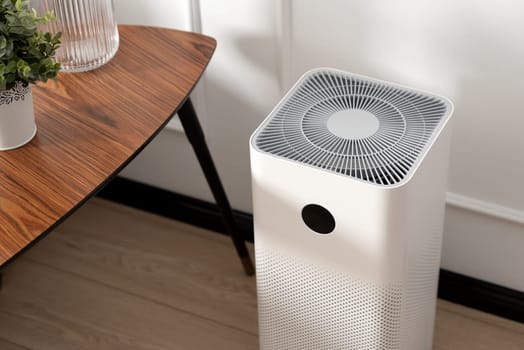 Air purifier, cleaner in living room, PM 2.5 dust protection