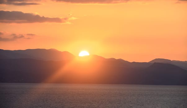 beautiful sunset sky over the mountains of Cyprus 14
