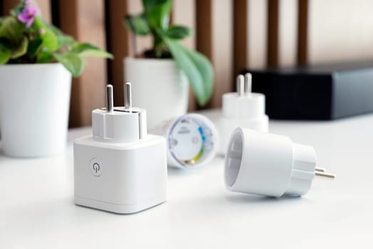 Using Wi-fi smart sockets in a smart home, controlling electricity consumption