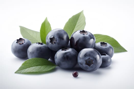 Cherry on background. Juicy red cherry, fresh and sweet. Generated AI