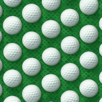Golf ball background. Sport game. Generate Ai