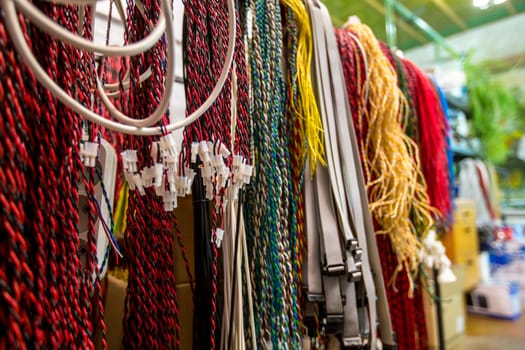 Image of various computer cables and wires, close-up