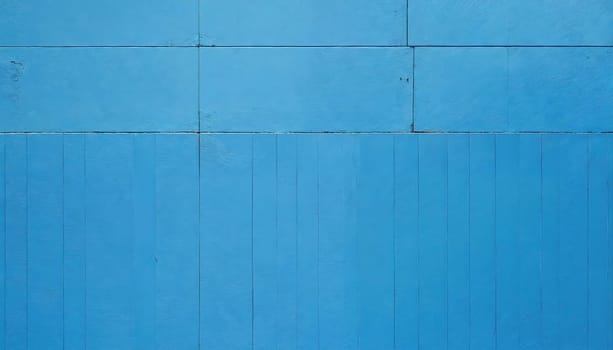 Blue wall. Minimalism. Generative AI. High quality photo
