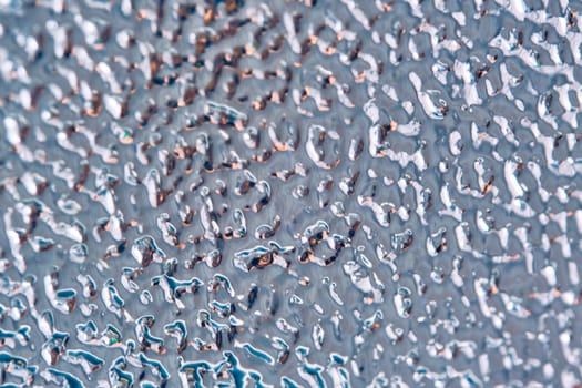 Silver foil texture. macro photo. general plan.