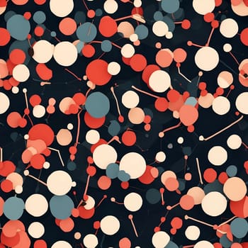 A festive composition of numerous red, white, and blue balloons gracefully soaring through the atmosphere.