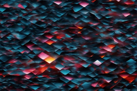 This photo showcases an abstract background consisting of numerous blue and pink shapes, creating a seamless pattern.