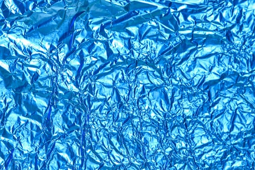 texture of mint foil in blue light