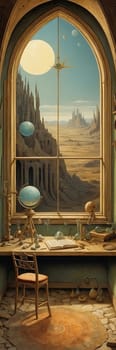 Desert View Room. AI generated