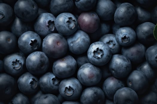 Nature blueberry backgroud. Fruit harvest. Generate Ai