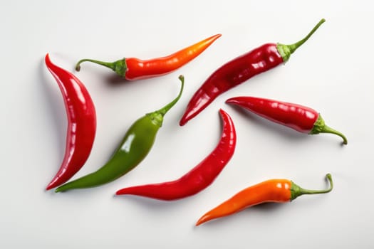 Colorful chili. Spicy mexican food. Generate Ai
