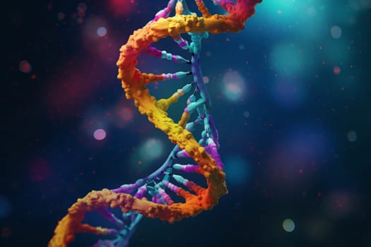 Dna molecule composition. Life health. Generate Ai