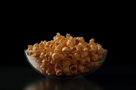 Popcorn bowl. Top cinema dish. Generate Ai