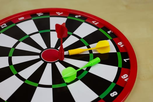 Sports game for young children to aiming and throwing weapon at target, magnetic darts for kids safety