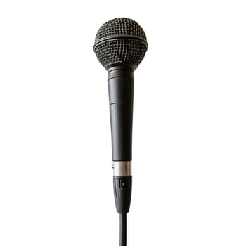 Vocal professional electrodynamic audio microphone ai generated image