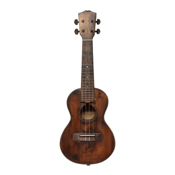 Wooden ukulele hawaiian mini guitar ai generated image
