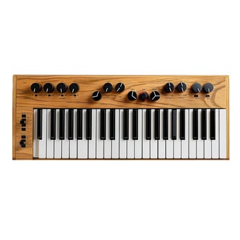 Electronic piano keyboard musical instrument ai generated image