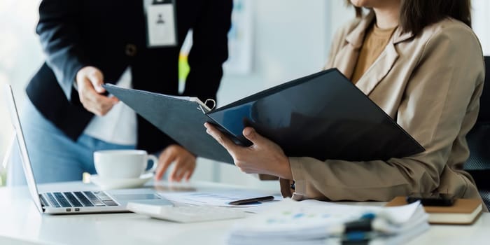 Business teamwork, diversity and business people in discussion while working.