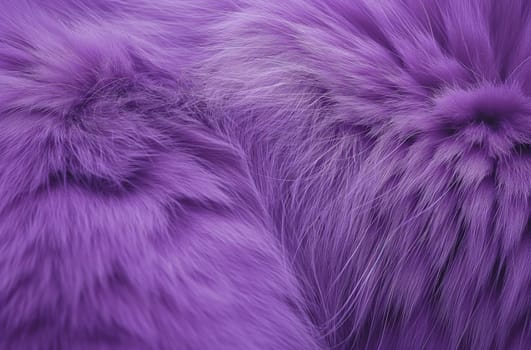 An image of purple fur with intricate details and variations in the direction of the fibers
