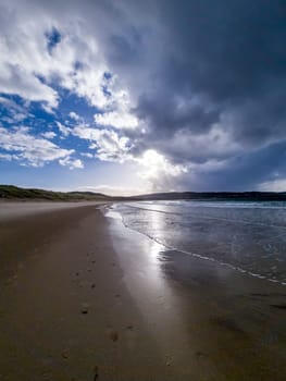 Narin Strand is a beautiful large blue flag beach in Portnoo, County Donegal - Ireland