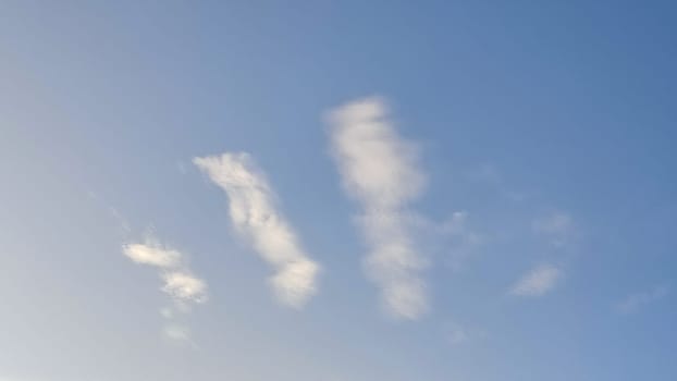 Blue light sky nature white clouds whether background . High quality photo