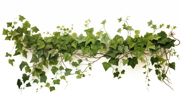 display ivy, isolated, white background. High quality photo