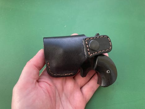 Revolver with holster for concealed carry of the weapons