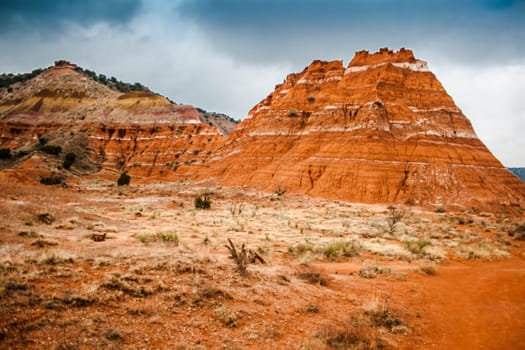 Cloudy Day at Palo Duro Canyon State Park, Texas