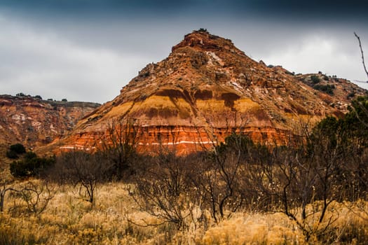 Cloudy Day at Palo Duro Canyon State Park, Texas
