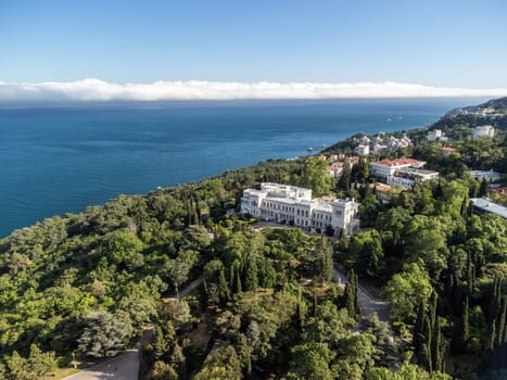 Livadia, Crimea. Livadia Palace - located on the shores of the Black Sea in the village of Livadia in the Yalta region of Crimea,