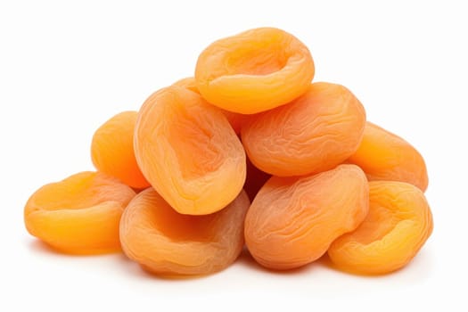 Golden Dried apricot. Organic fruit sweet. Generate Ai