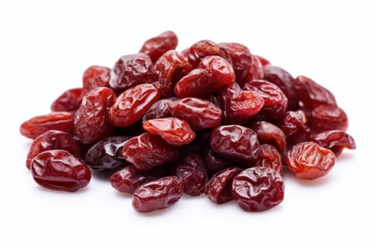 Nutritious Dried cranberries. Organic natural fruit. Generate Ai