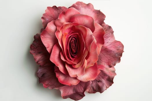 Beautiful delicate pink rose flower , close up. Rose as virginity symbol. Female health concept. ai generated