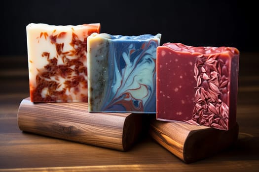 Eco-friendly Handmade soap. Spa aroma oil. Generate Ai