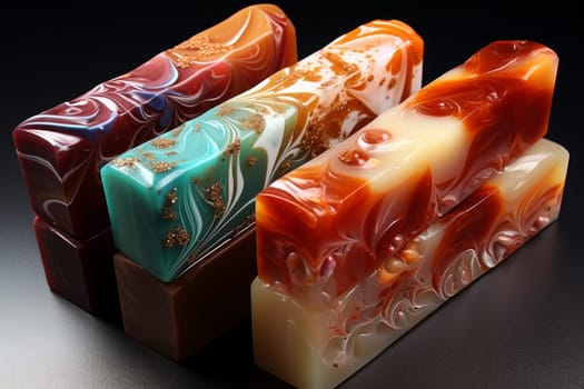 Aromatic Handmade soap. Spa aroma oil. Generate Ai