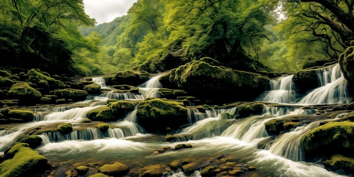 The natural wonder of cascading waterfalls, tranquil streams, and meandering rivers