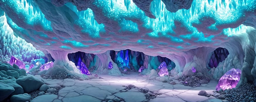 Crystal Cave, a subterranean world filled with shimmering crystal formations, and irides