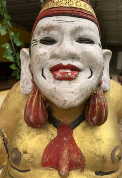 Javanese garden gnome used as decorations on the Javanese parks and gardens all around the Indonesia, beautiful art