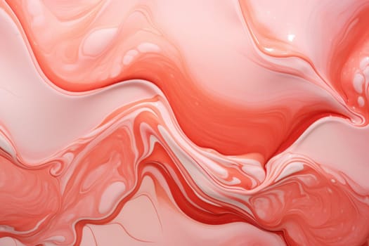 Abstract Liquid marble background. Paint color pattern. Generate Ai