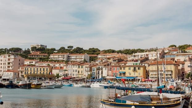 Colorful port of Cassis, Provence South of France