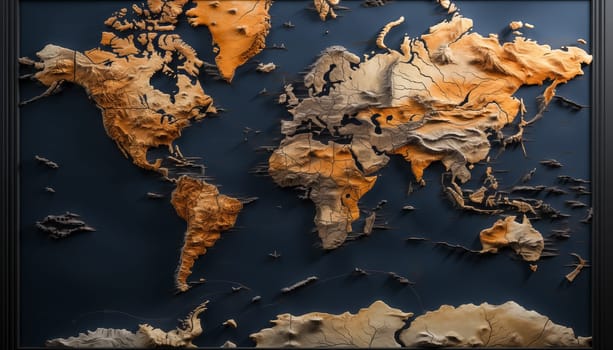 World map - abstract background. High quality photo