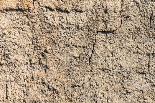wall of a house with a shaved 3