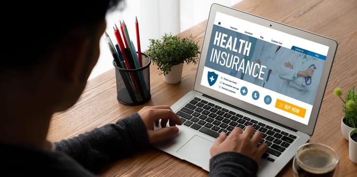 Health insurance web site modish registration system for easy form filling