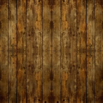 Medium brown wood background. Seamless wooden planks board texture. Neural network generated image. Not based on any actual scene or pattern.