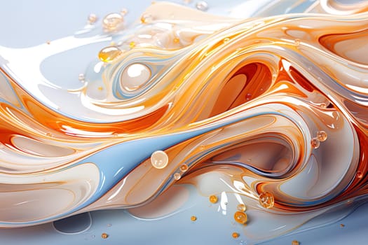 y2k swirling liquid aesthetic background illustration