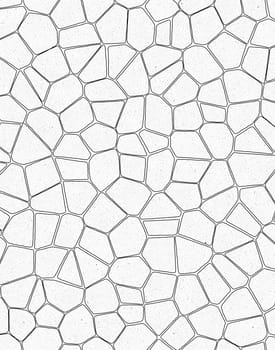 A background with uneven oval fragments of white color and a black outline. Texture or background