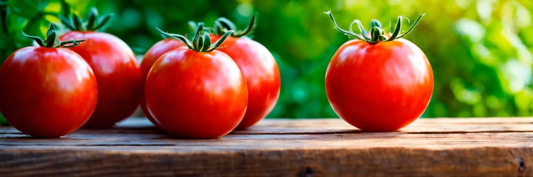 harvest of tomatoes in the garden. Selective focus. food.