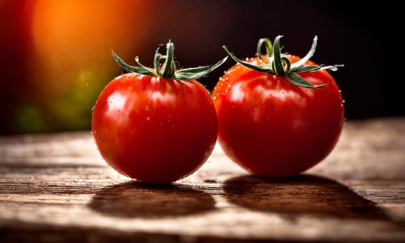 harvest of tomatoes in the garden. Selective focus. food.