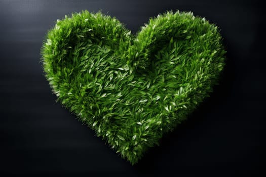 Sprawling Heart grass. Shape nature leaf. Generate Ai