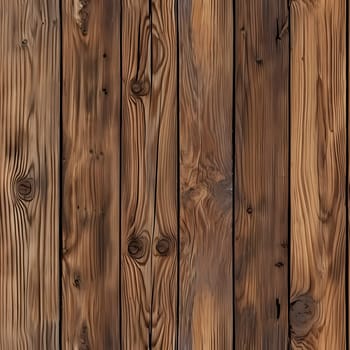 Medium brown wood background. Seamless wooden planks board texture. Neural network generated image. Not based on any actual scene or pattern.