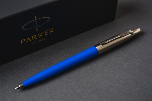 Antalya, Turkey - March 3, 2024: Parker Jotter Original ballpoint pen